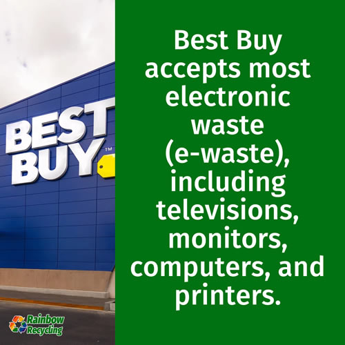 What recyclables does Best Buy accept